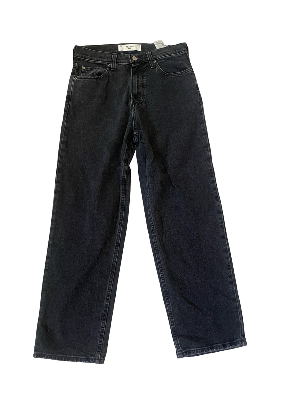 Hollister Black Straight-Leg Jeans